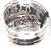 Anello Recarlo Donna in Oro Zaffiro 3.2 Ct XE067/BZBLU-18 - XE067/BZBLU-18